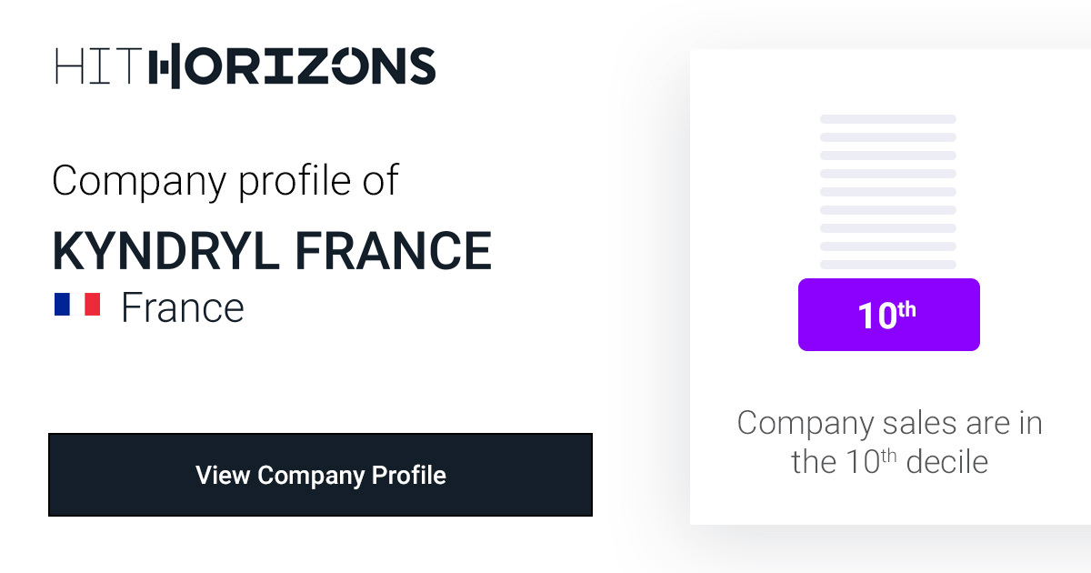 Company Profile of KYNDRYL FRANCE | HitHorizons.com