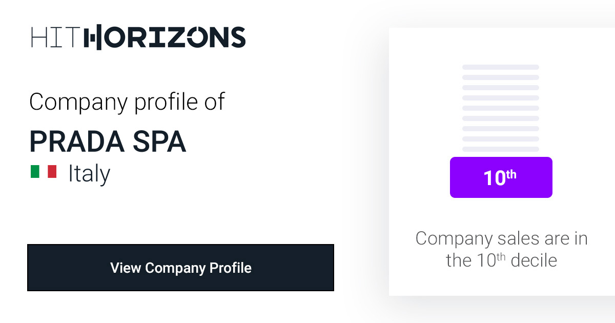 Company Profile of PRADA SPA HitHorizons